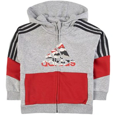 Adidas Originals Kids' Adidas Performance Grey Logo Hoodie