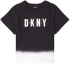DKNY DKNY BLACK LOGO T-SHIRT,D25D34