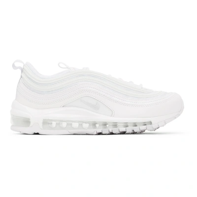Nike Air Max 97 Premium Sneakers In 100 White/w