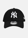 New Era Navy New York Yankees Team Color A-frame 9forty Adjustable Hat In Black