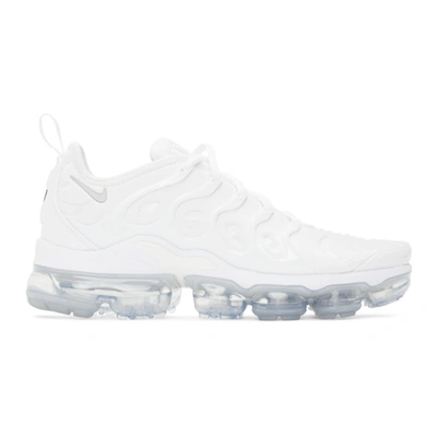 Nike White Air Vapormax Plus Sneakers