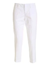 Fay White Chino Trousers In White