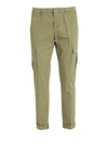 Dondup Gaubert - Slim-fit Gabardine Trousers In Green