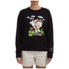 Marc Jacobs Black Magda Archer Edition 'my Life Is Crap' Sweatshirt In Black