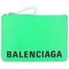 BALENCIAGA WOMEN'S LEATHER CLUTCH HANDBAG BAG PURSE,6306261LRR33860