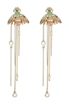 Eye Candy Los Angeles Posh Honeybee Statement Earrings In Multicolored