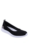 Easy Spirit Glitz 2 Womens Knit Slip On Walking Shoes In Black