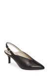 Amalfi By Rangoni Pinerolo Slingback Pump In Black Leather