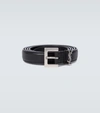 SAINT LAURENT YSL LEATHER BELT,P00525784