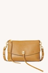 Rebecca Minkoff Darren Leather Crossbody In Caramello