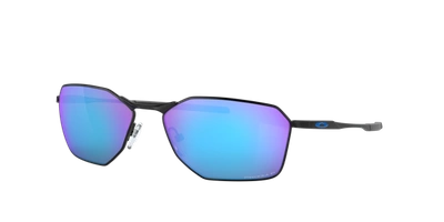 Oakley Savitar Prizm Sapphire Polarized Rectangular Mens Titanium Sunglasses Oo6047 604705 58