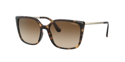 Vogue Eyewear Woman Sunglasses Vo5353s In Brown Gradient