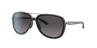 Oakley Split Time Prizm Grey Gradient Aviator Ladies Sunglasses Oo4129 412917 58
