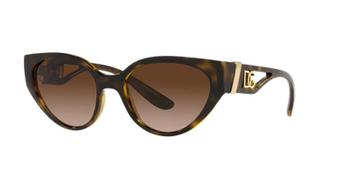 Dolce & Gabbana Dolce&gabbana Woman Sunglass Dg6146 In Gradient Brown