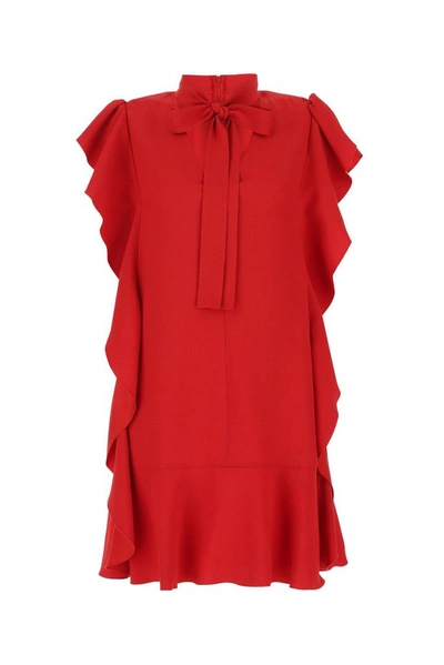 Red Valentino Women's Red Acetate Dress