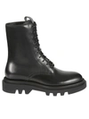 GIVENCHY GIVENCHY MEN'S BLACK LEATHER ANKLE BOOTS,BH602YH0KF001 42