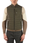 BRUNELLO CUCINELLI BRUNELLO CUCINELLI MEN'S GREEN POLYAMIDE DOWN JACKET,MM4591607TM459CY186 S