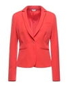 Liu •jo Suit Jackets In Coral