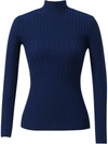 JASON WU RIBBED FITTED JUMPER