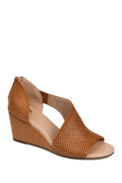 JOURNEE COLLECTION JOURNEE COLLECTION JOURNEE ARETHA D'ORSAY WEDGE SANDAL,052574785623