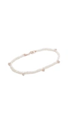 ADINA REYTER DIAMOND CLUSTER FRESHWATER PEARL BRACELET