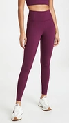 Girlfriend Collective Plum Compressive Drawstring Legging