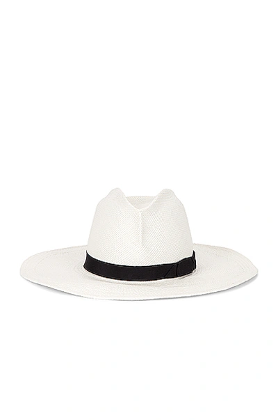 Gladys Tamez Millinery Jackie O Hat In White