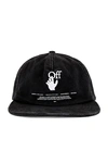 Off-white Black Hand Off Baseball Cap In Black