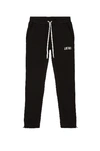 Amiri Logo Cotton And Viscose Sweatpants In Black