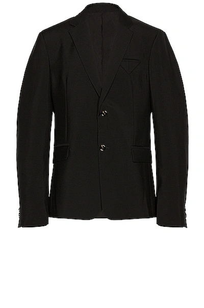 Bottega Veneta Travel Wool Blazer In Black