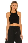 FREE PEOPLE HIGH NECK RIBBED CROP TOP,FREE-WS3038