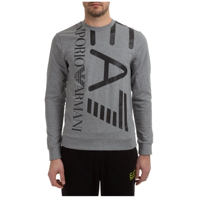 Ea7 Emporio Armani  Ventus 7 Sweatshirt In Medium Grey Melange