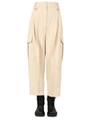 Givenchy Cargo-style Straight-leg Trousers In Bianco