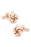 Cufflinks, Inc Knot Cufflinks In Rose Gold