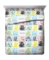 STAR WARS CLASSIC GRID QUEEN SHEET SET, 4 PIECES BEDDING