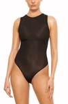 SKIMS JELLY SHEER CREWNECK THONG BODYSUIT,BS-BST-0356