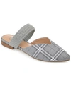 Journee Collection Journee Roxeene Slip-on Mule In Gray