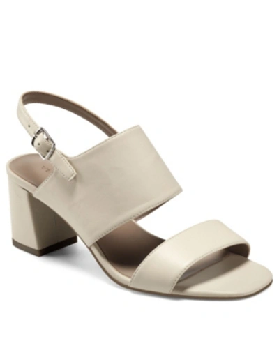 Aerosoles Emmex Block Heel Slingback Sandal In White