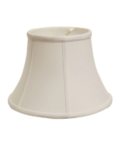 Macy's Cloth&wire Slant Shallow Drum Softback Lampshade With Washer Fitter In Winter Wht