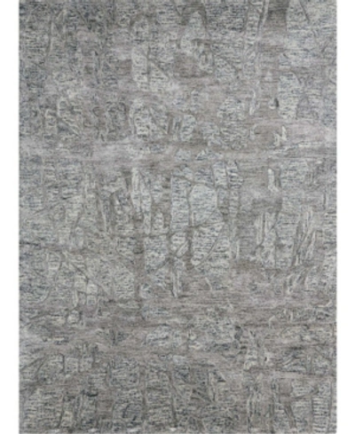 Nourison Gemstone Gem03 Charcoal 5'6" X 7'5" Area Rug
