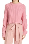 A.l.c Lianne Drop-shoulder Rib-knit Sweater In Nocolor