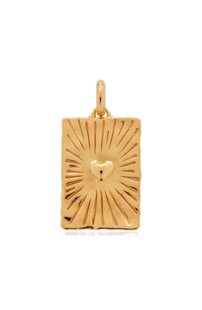 MONICA VINADER MONICA VINADER TALISMAN HEART PENDANT CHARM,GP-PT-TTGR-NON