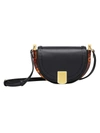 Fendi Women's Moonlight Leather Saddle Bag In Dark Brown