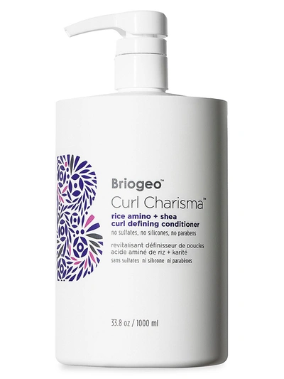 Briogeo Unisex 33.8oz Curl Charisma Rice Amino Plus Shea Curl Defining Conditioner In Transparent