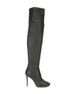 JIMMY CHOO HAYLEY 100 THIGH HIGH BOOTS,HAYLEY100GRC11528034