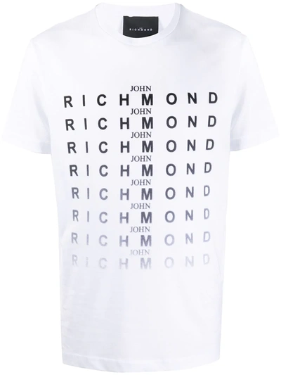 John Richmond Logo-print Cotton T-shirt In White