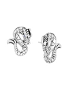 John Hardy Women's Naga Dragon Silver & Blue Sapphire Stud Earrings In Silver