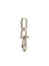 Parts Of Four Deco Diamond Single Earring In Silver