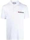 MOSCHINO LOGO-EMBROIDERED POLO SHIRT