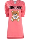 MOSCHINO TEDDY EMBROIDERY T-SHIRT DRESS